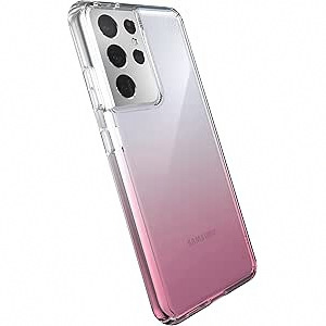 Speck Samsung Galaxy S21 Ultra 5G Presidio Perfect Clear Ombre Case - Clear / Vinta