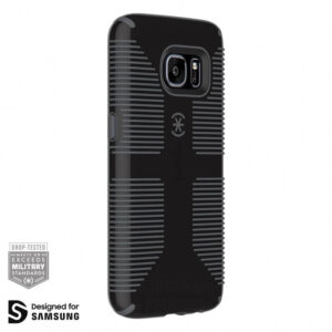 Speck Samsung Galaxy S7 CandyShell Grip Case - Black / Slate Grey