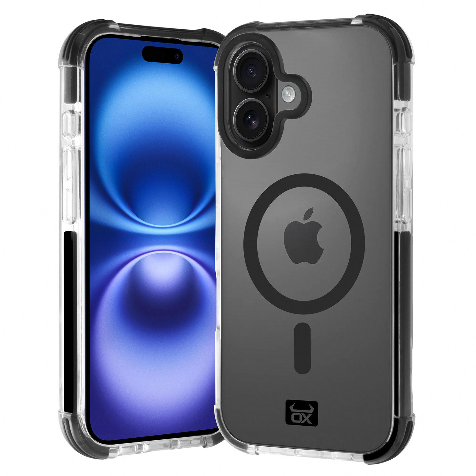 OX Armour Case MagSafeĀ® Compatible for iPhone 16 Plus - Bear Black