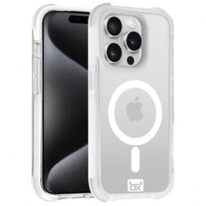 OX Armour Case w/MagSafe for iPhone 15 Pro Max - Wolf White