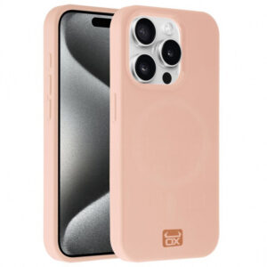 OX DuraTouch Case w/MagSafe for iPhone 15 Pro Max - Pelican Pink
