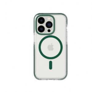 Tech21 EvoCrystal w/MagSafe for iPhone 14 Pro - Moss Green case